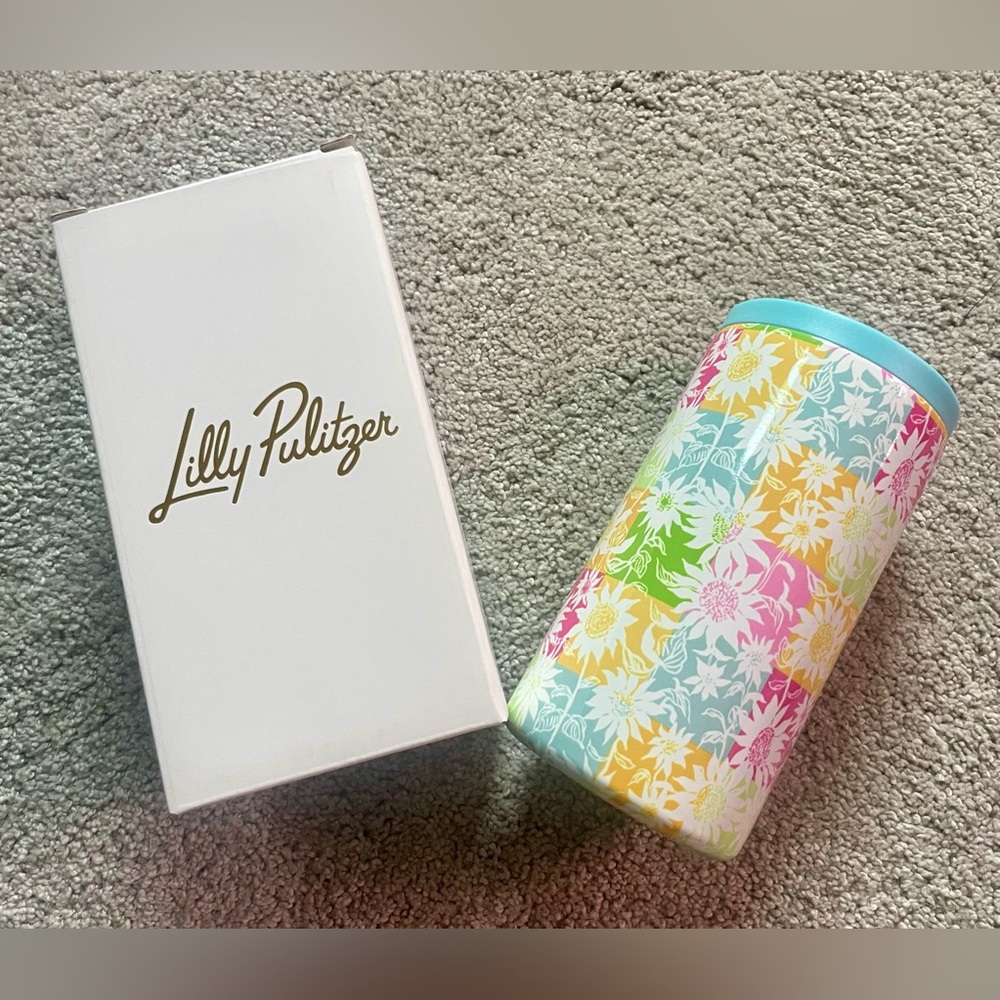 Lilly Pulitzer Colorful Floral Tumbler